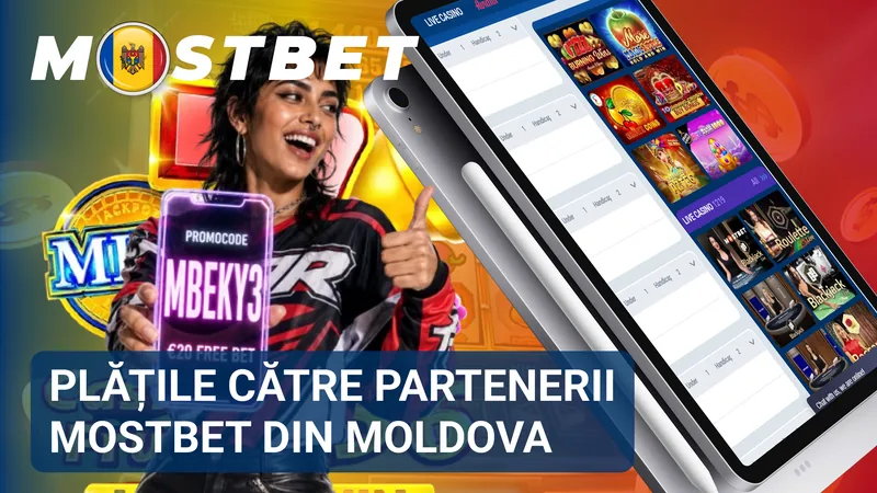 Plățile către partenerii Mostbet din Moldova