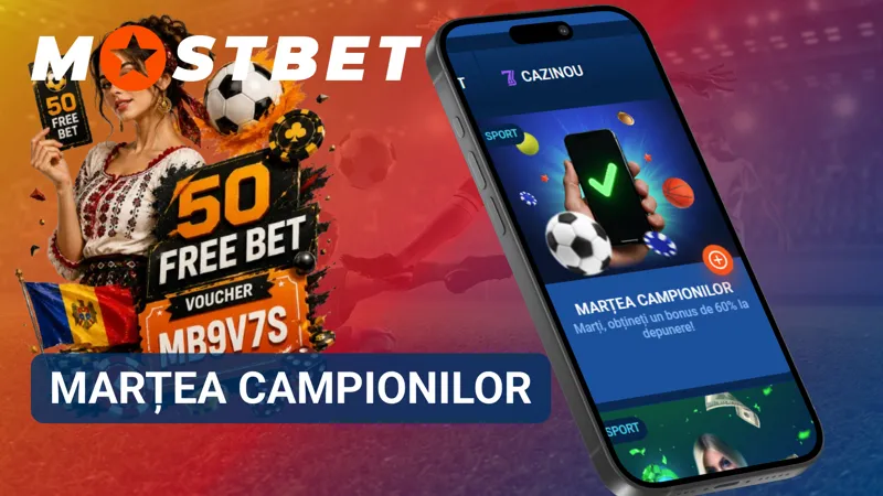 Promoția Marțea Campionilor MostBet dedicată utilizatorilor activi ai platformei.