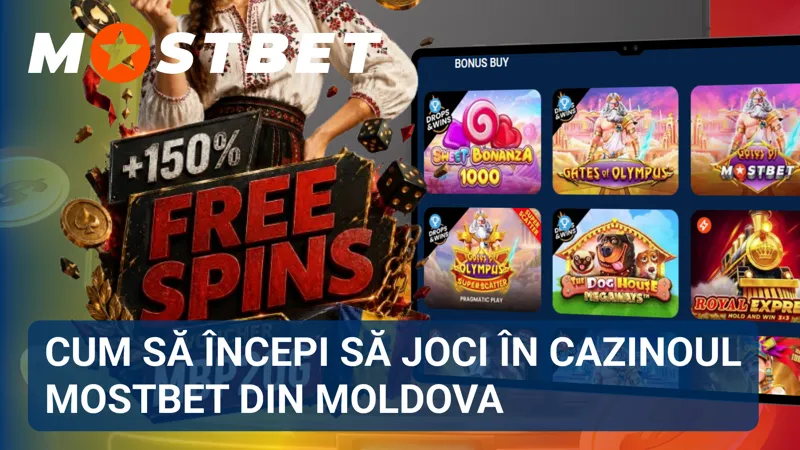 Instrucțiuni MostBet pentru înregistrare și acces la jocurile din cazinoul online.