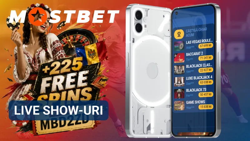 Live show-urile MostBet cu formate interactive și divertisment în timp real.