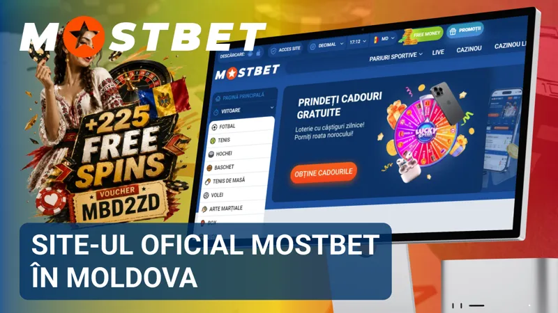 Pagina principală a site-ului oficial Mostbet Moldova cu secțiuni pentru pariuri sportive și cazinou online.