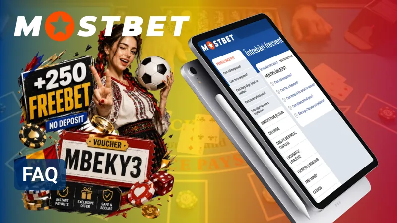 Secțiunea FAQ Mostbet cu răspunsuri la întrebările frecvente ale utilizatorilor.
