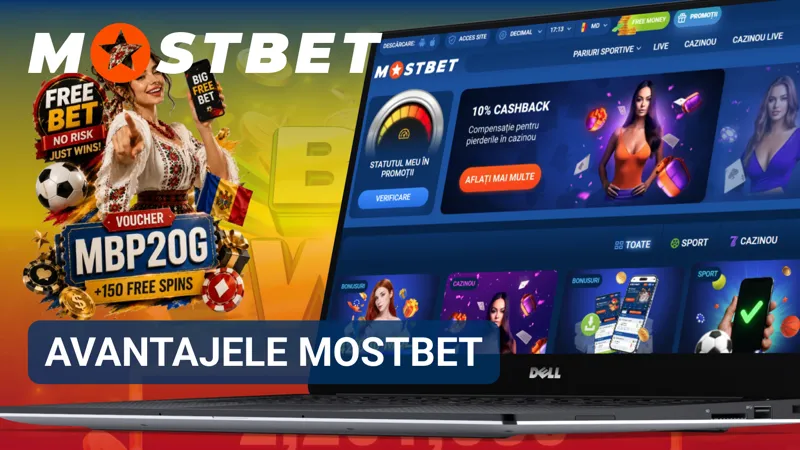 Interfața Mostbet evidențiază principalele avantaje ale platformei pentru utilizatorii din Moldova.