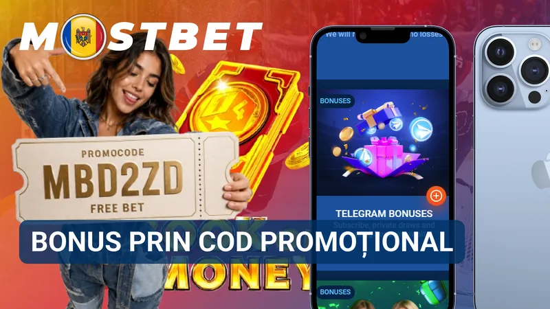 Câmp de introducere a codului promoțional Mostbet pentru activarea unei oferte bonus.