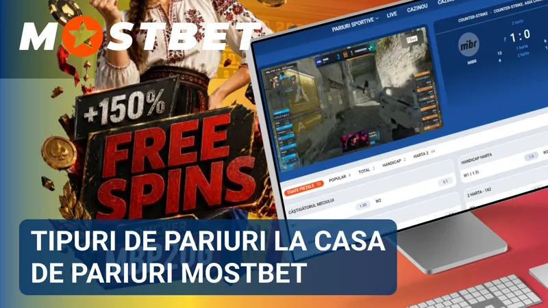 Tipurile de pariuri sportive MostBet disponibile pentru diferite strategii de joc.