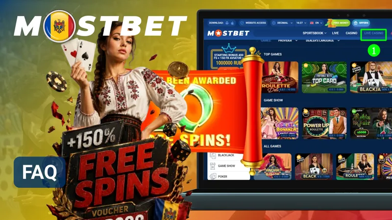 Pagină cu întrebări frecvente despre codurile promoționale și voucherele disponibile în MostBet Moldova.