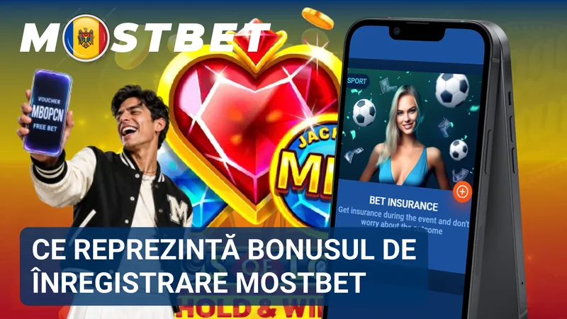 Fereastră informativă care prezintă structura bonusului de înregistrare MostBet și principalele sale caracteristici.